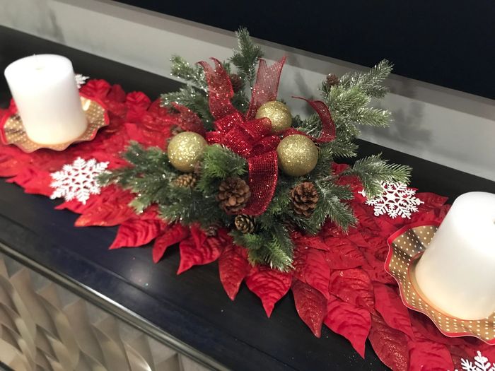 Custom-made Christmas centerpiece