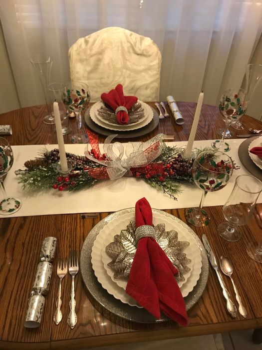 Christmas place setting