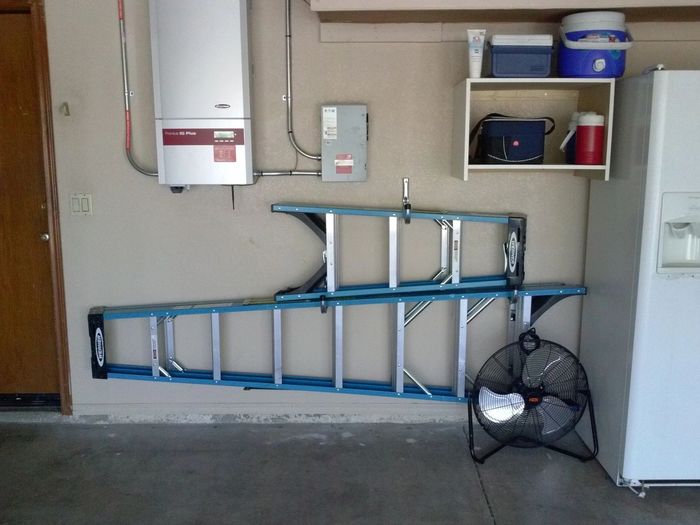 Garage wall — after